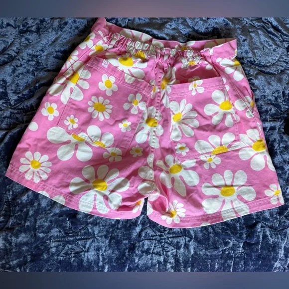 Big Bud Press Pink Daisy Work Shorts Medium - Picture 2 of 3